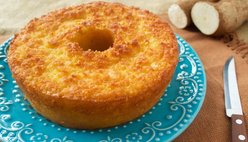 Bolo de mandioca