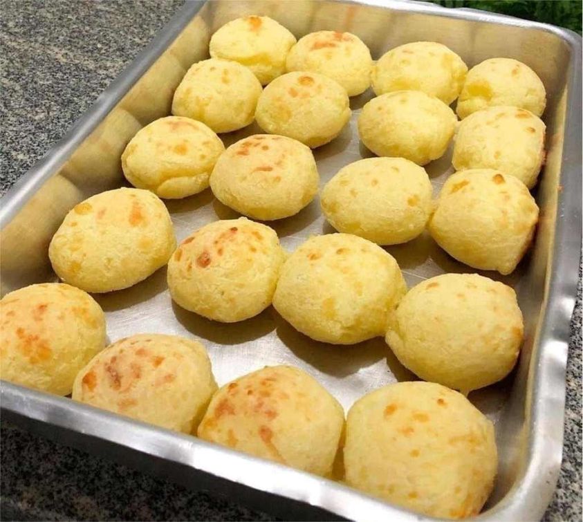 Pãozinho de tapioca com queijo