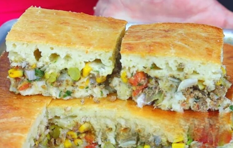 Torta de Sardinha no liquidificador