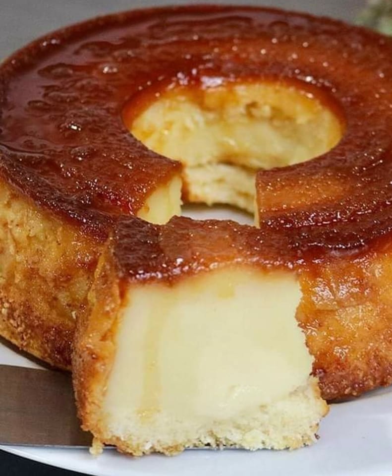 Bolo de Queijadinha no liquidificador