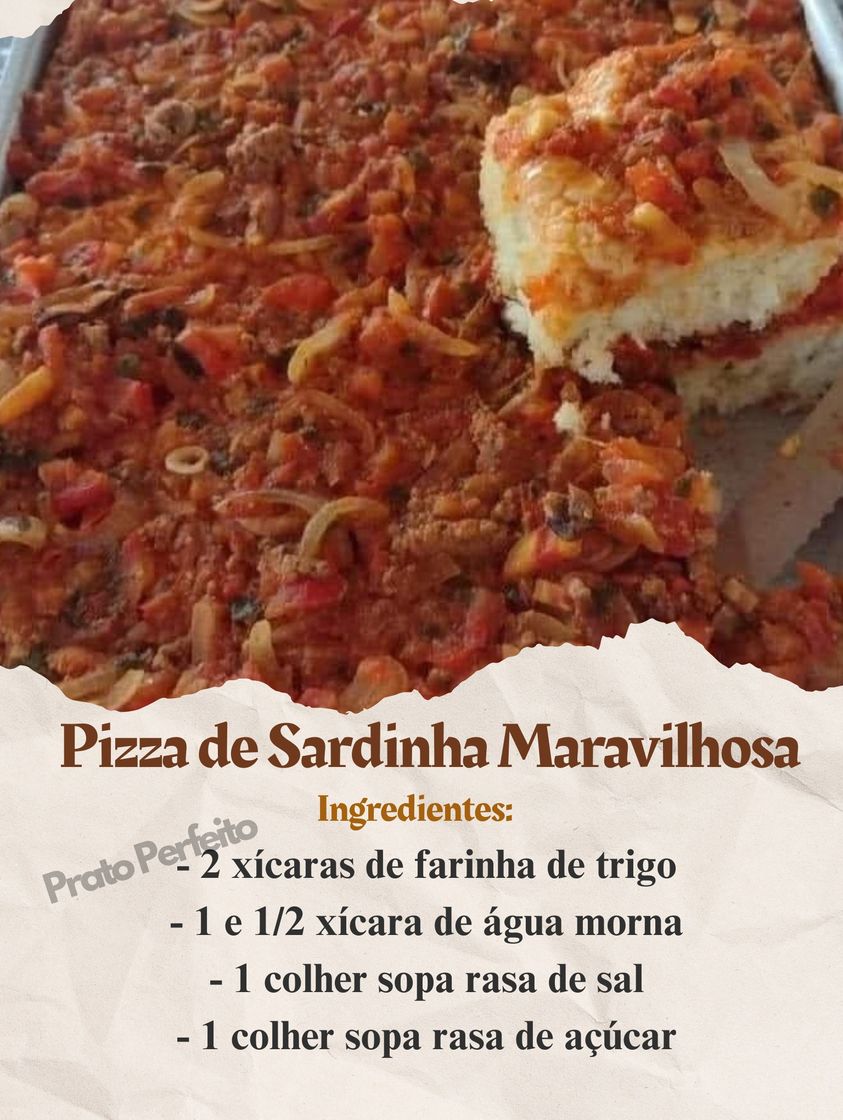 Pizza de Sardinha